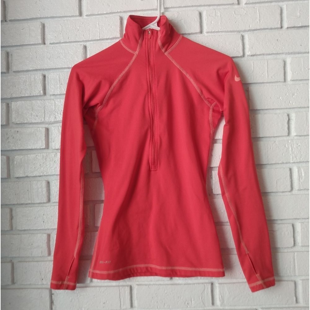 Nike-Pro Half-Zip Running Top Women's Size Extra Small